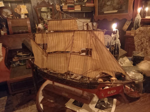 Antique Model Shipping Vessel