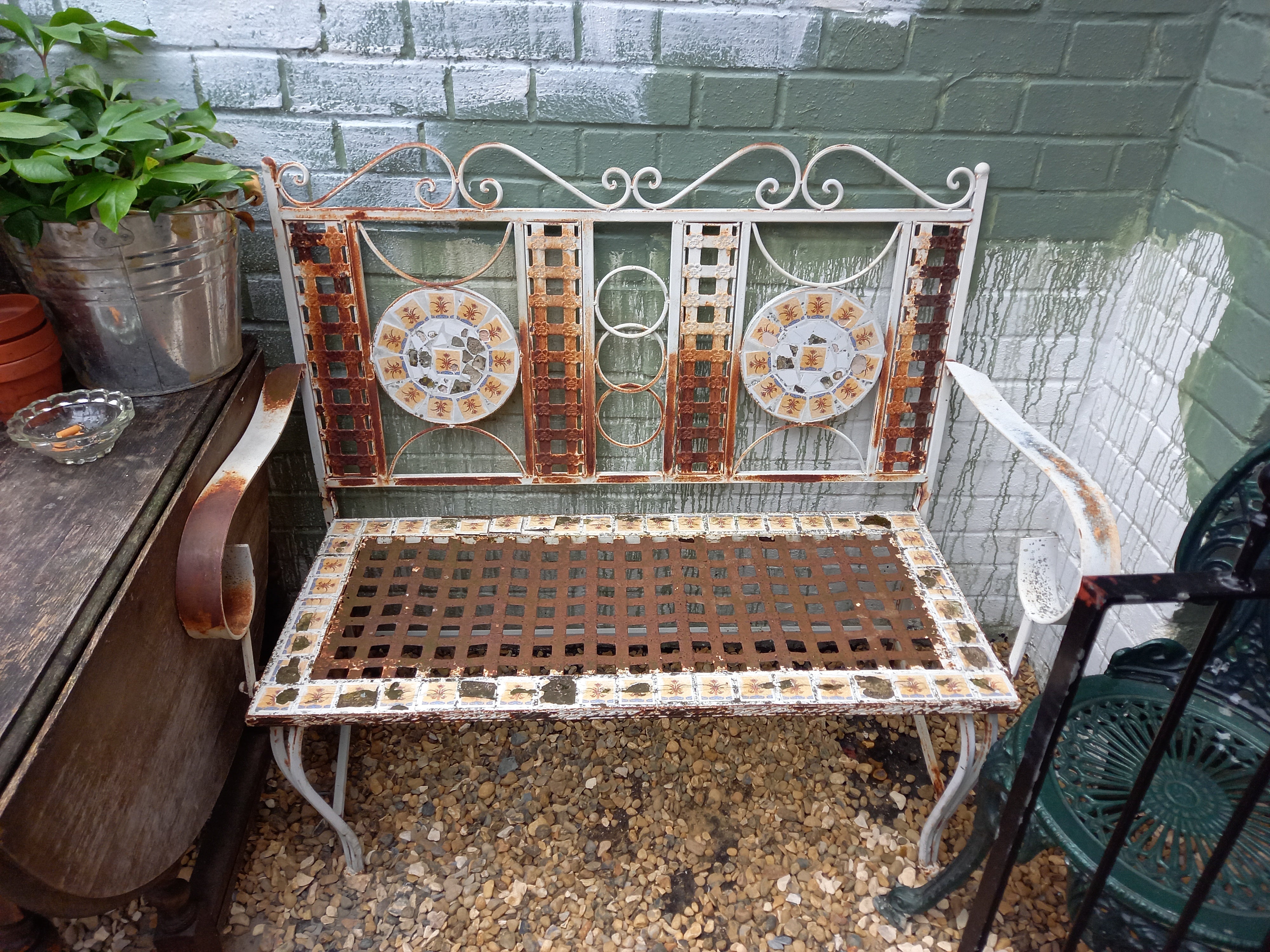 An Interesting Mosaic Garden Chair